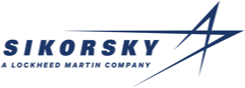 Sikorsky A Lockheed Martin Company logo, a manufacturer carried by Mid-State Aerospace Inc.