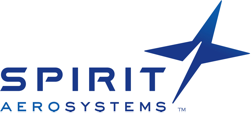 Spirit Aerosystems logo, a manufacturer carried by Mid-State Aerospace Inc.
