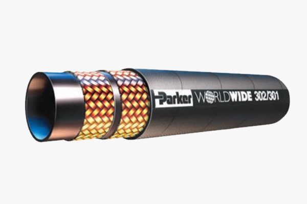 Parker 301 industrial hydraulic hose assembly from Mid State Aerospace